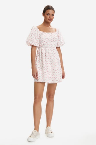 Obleka ROXY W126-RXLDS-1030-01P Bela