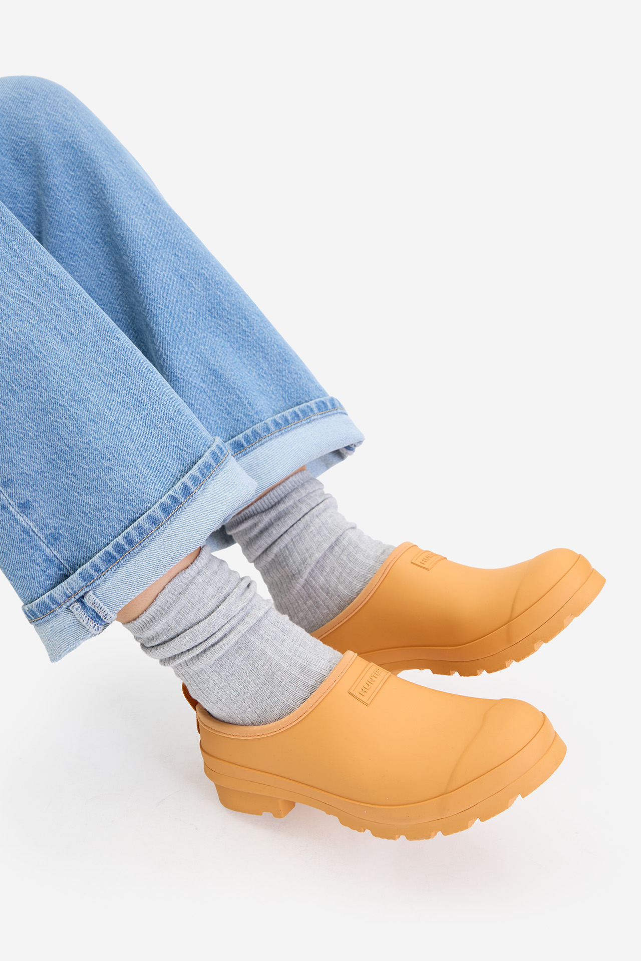 Gumijasti škornji Oranžna