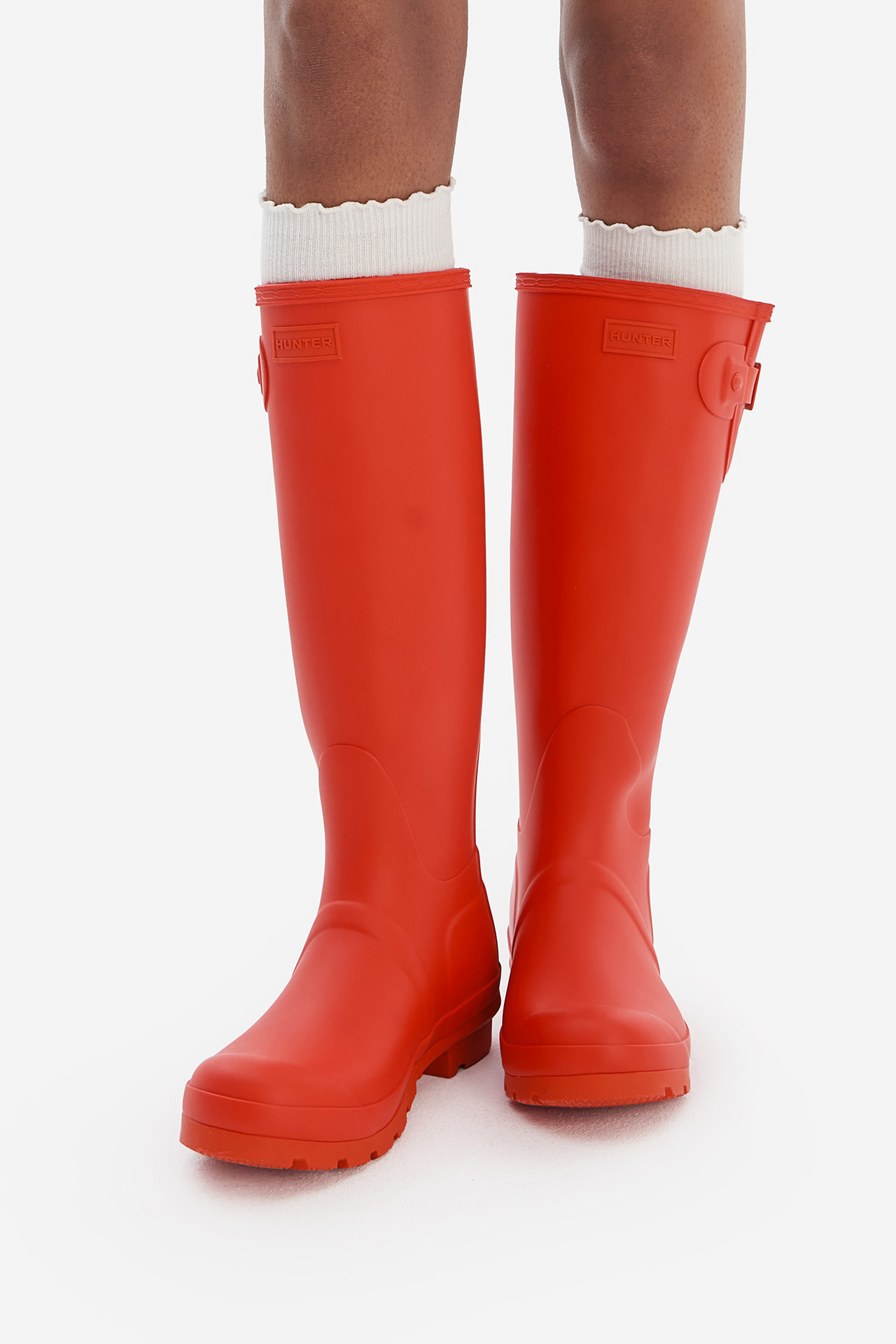 Gumijasti škornji Rdeča