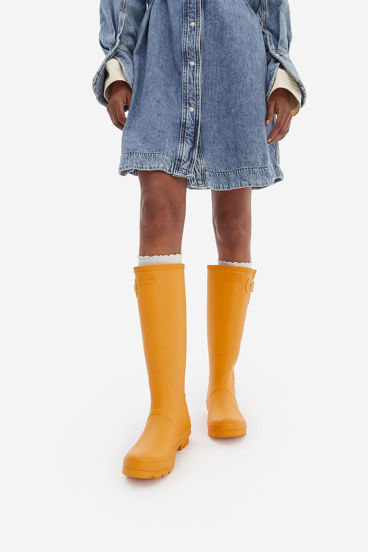 Gumijasti škornji Oranžna