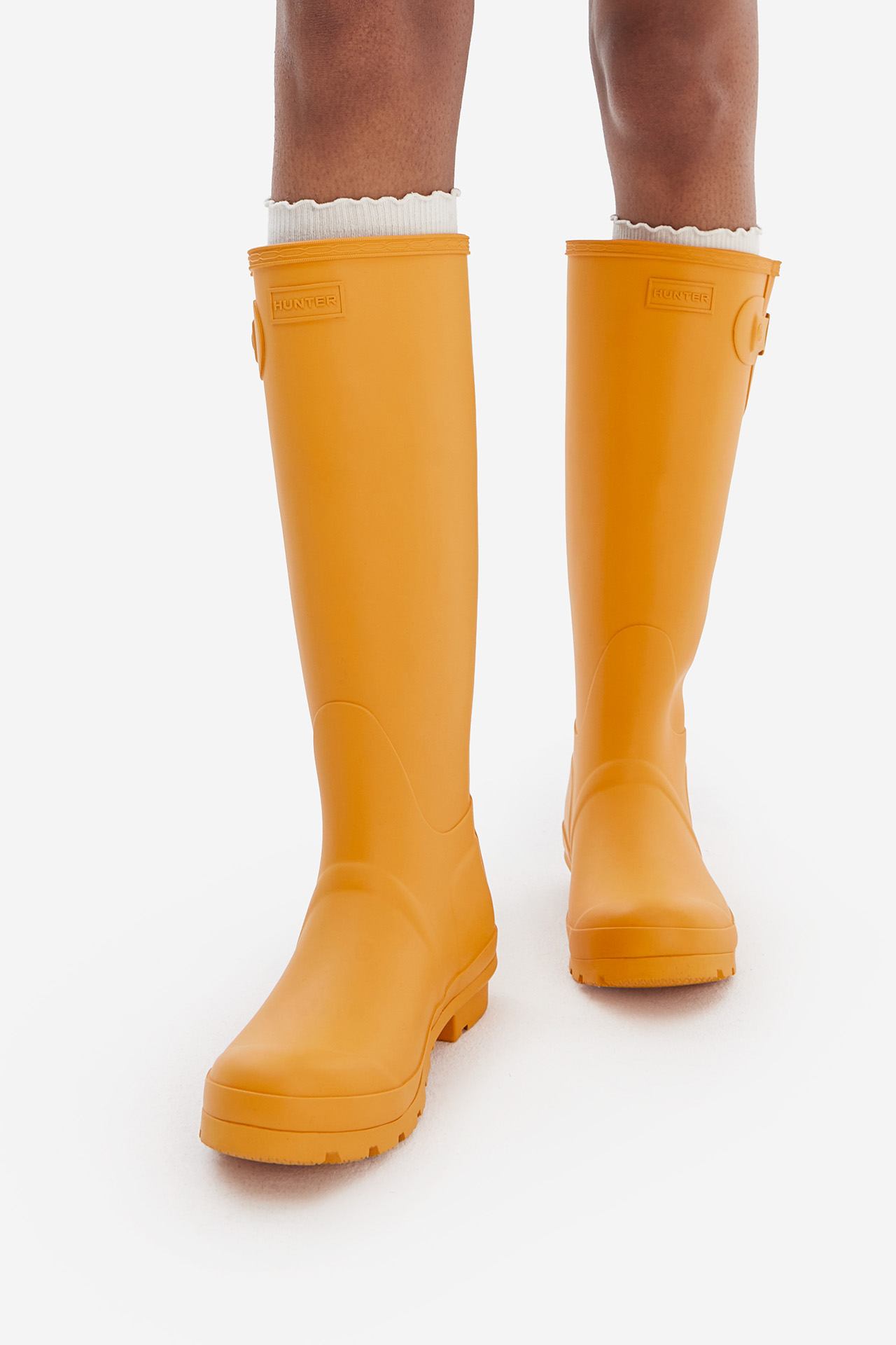 Gumijasti škornji Oranžna