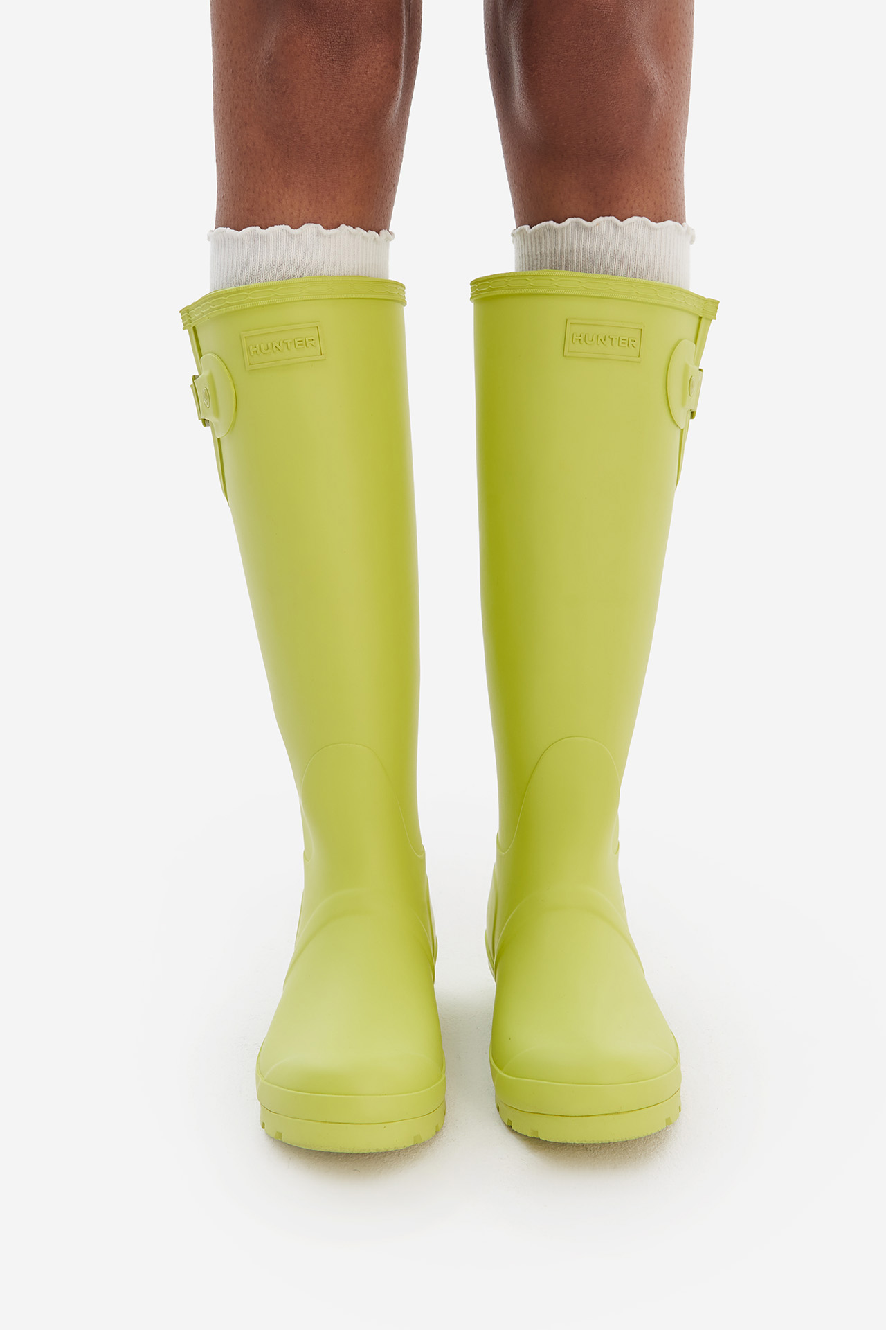 Gumijasti škornji Svetlo zelena