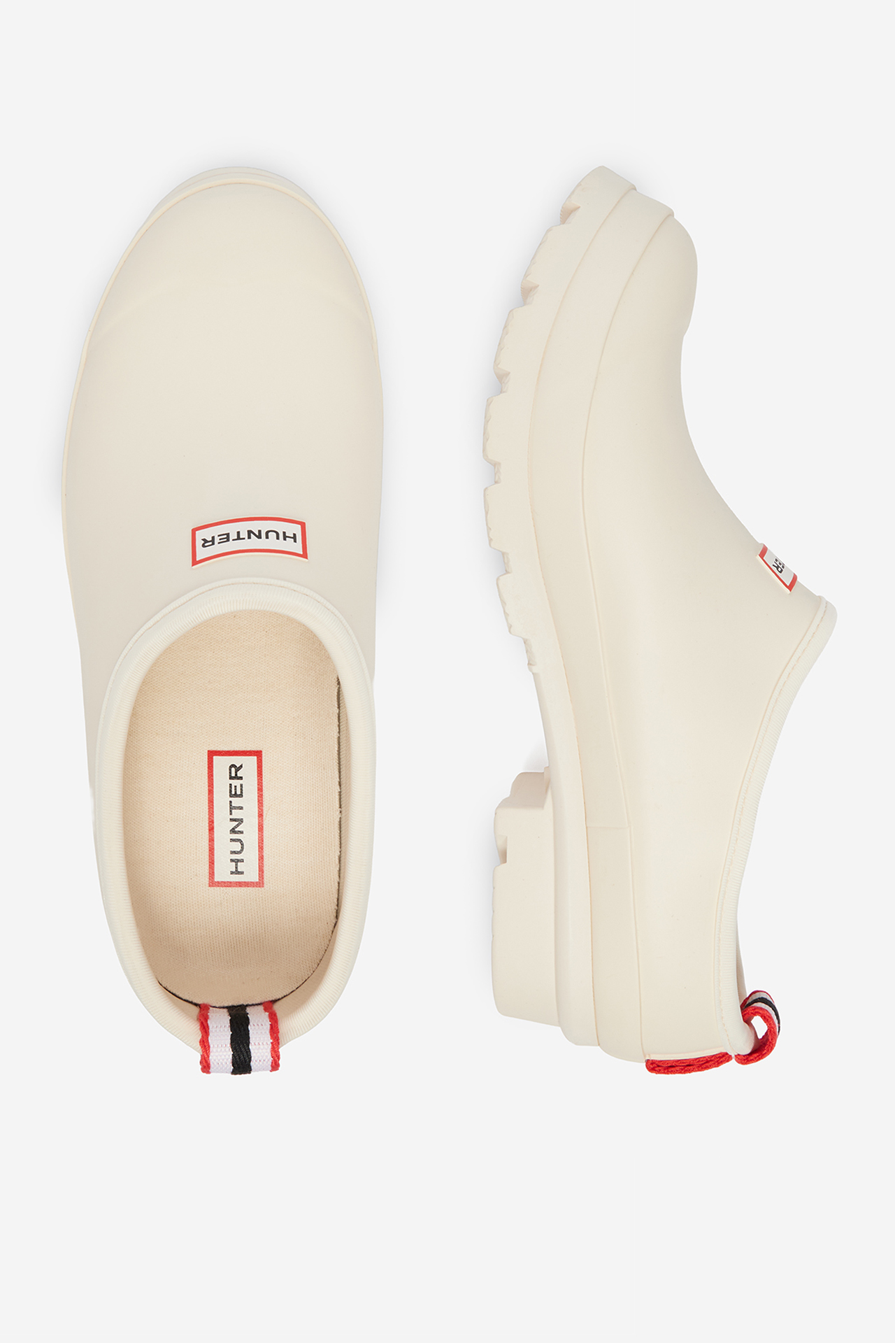 Gumijasti škornji Krem