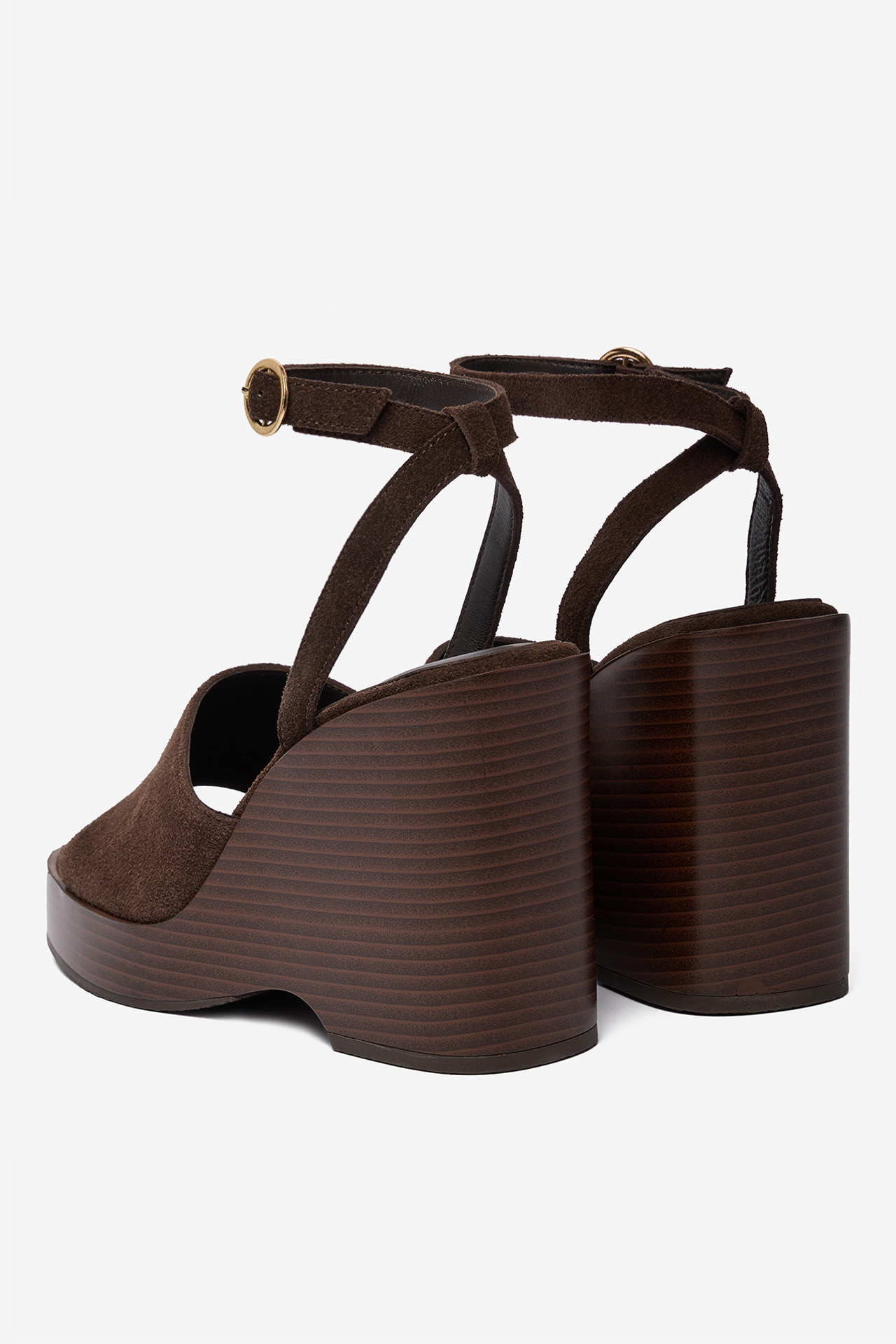 Sandály Tmavě hnědá