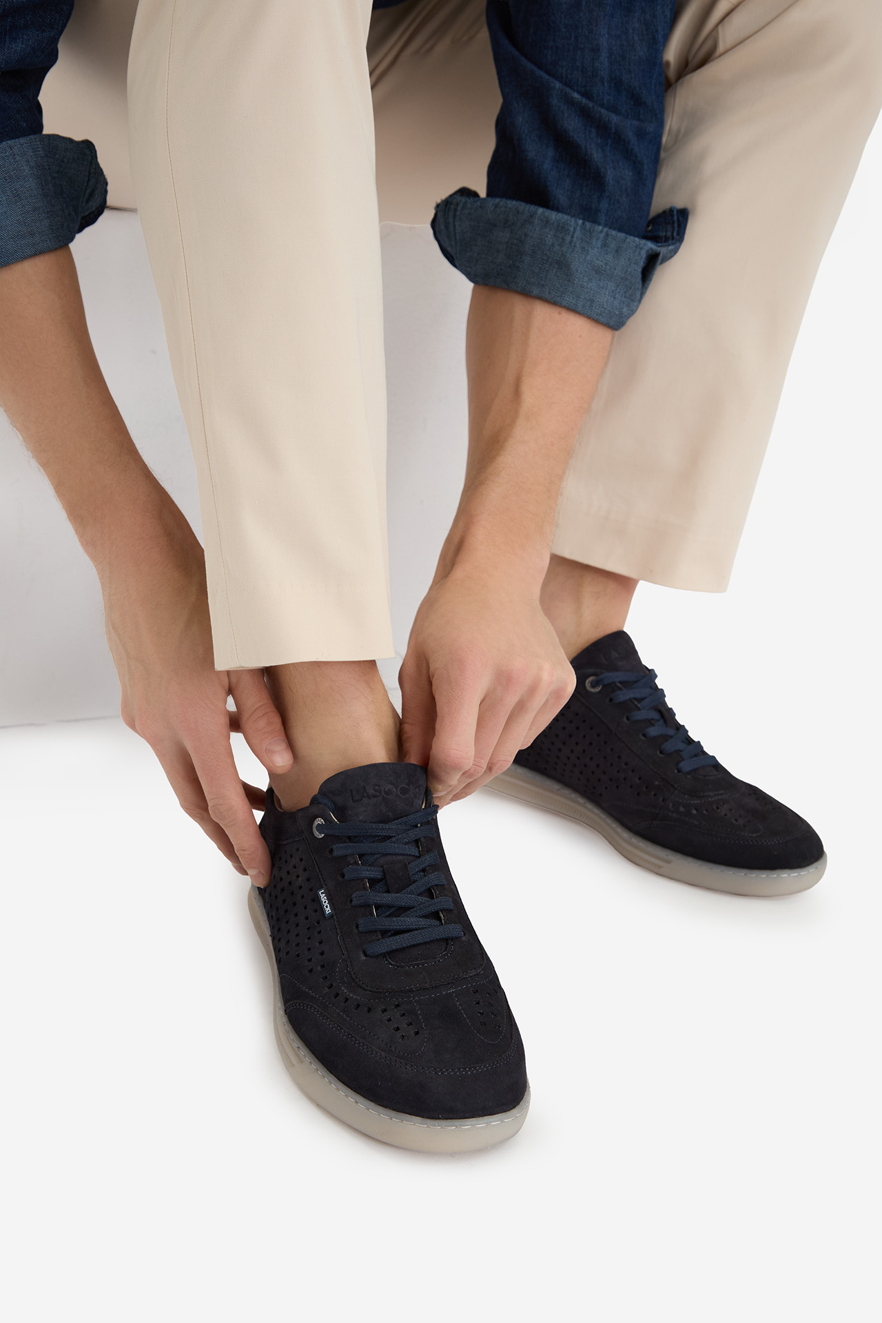 Nizki čevlji Mornarsko modra