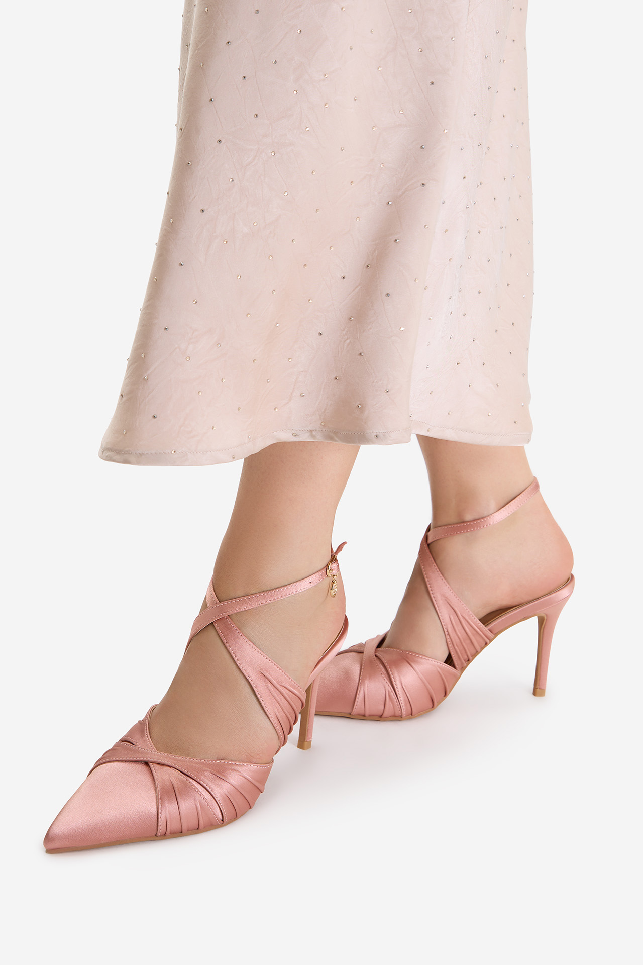 Lodičky na podpatku Růžová