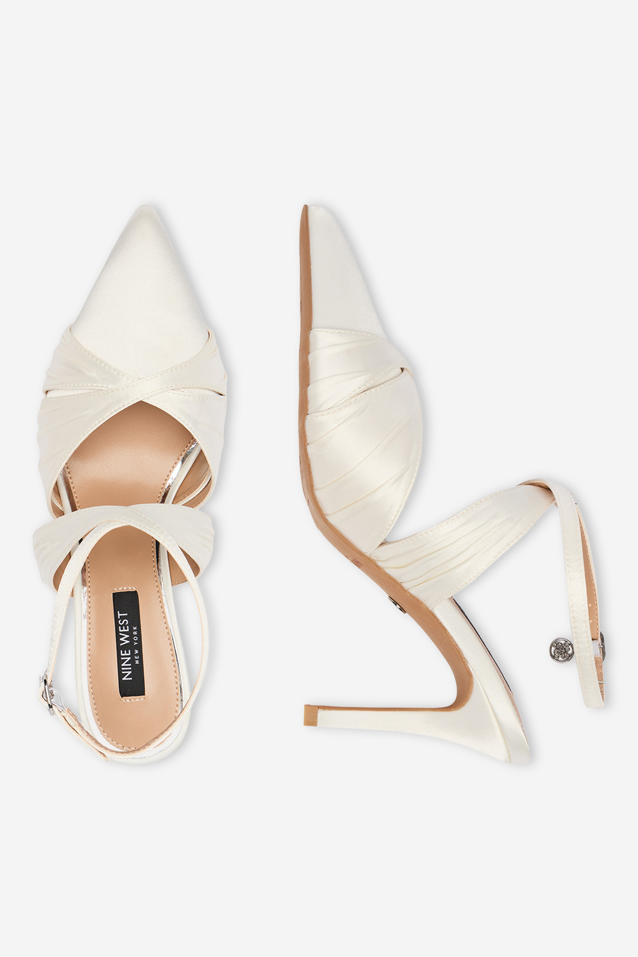 Lodičky na podpatku Krémová