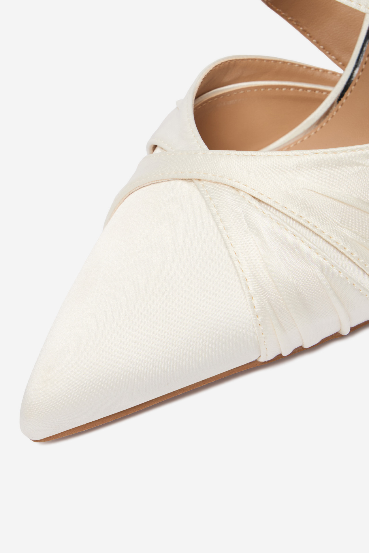 Lodičky na podpatku Krémová