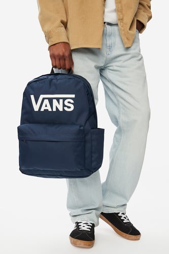 Batoh Vans C-OLD SKOOL PRINT VN000H50LKZ1 Tmavomodrá