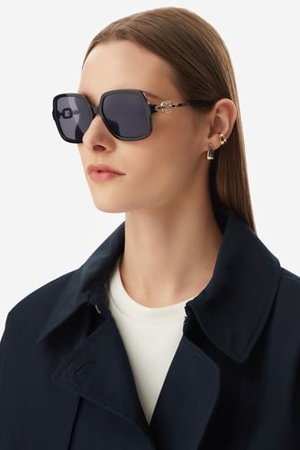 Ženska sončna očala NINE WEST CEO-NW6658S Črna