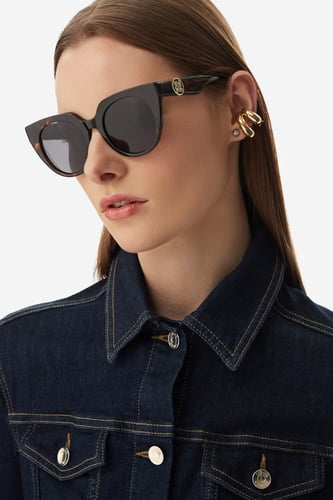 Ženska sončna očala NINE WEST CEO-NW55247S Čokoladno rjava