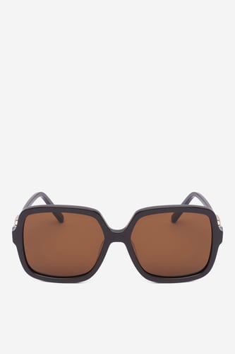 Ženska sončna očala NINE WEST CEO-NW6658S Čokoladno rjava