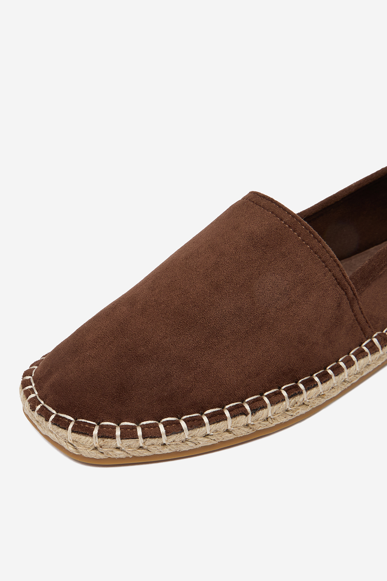 Espadrilky Tmavě hnědá