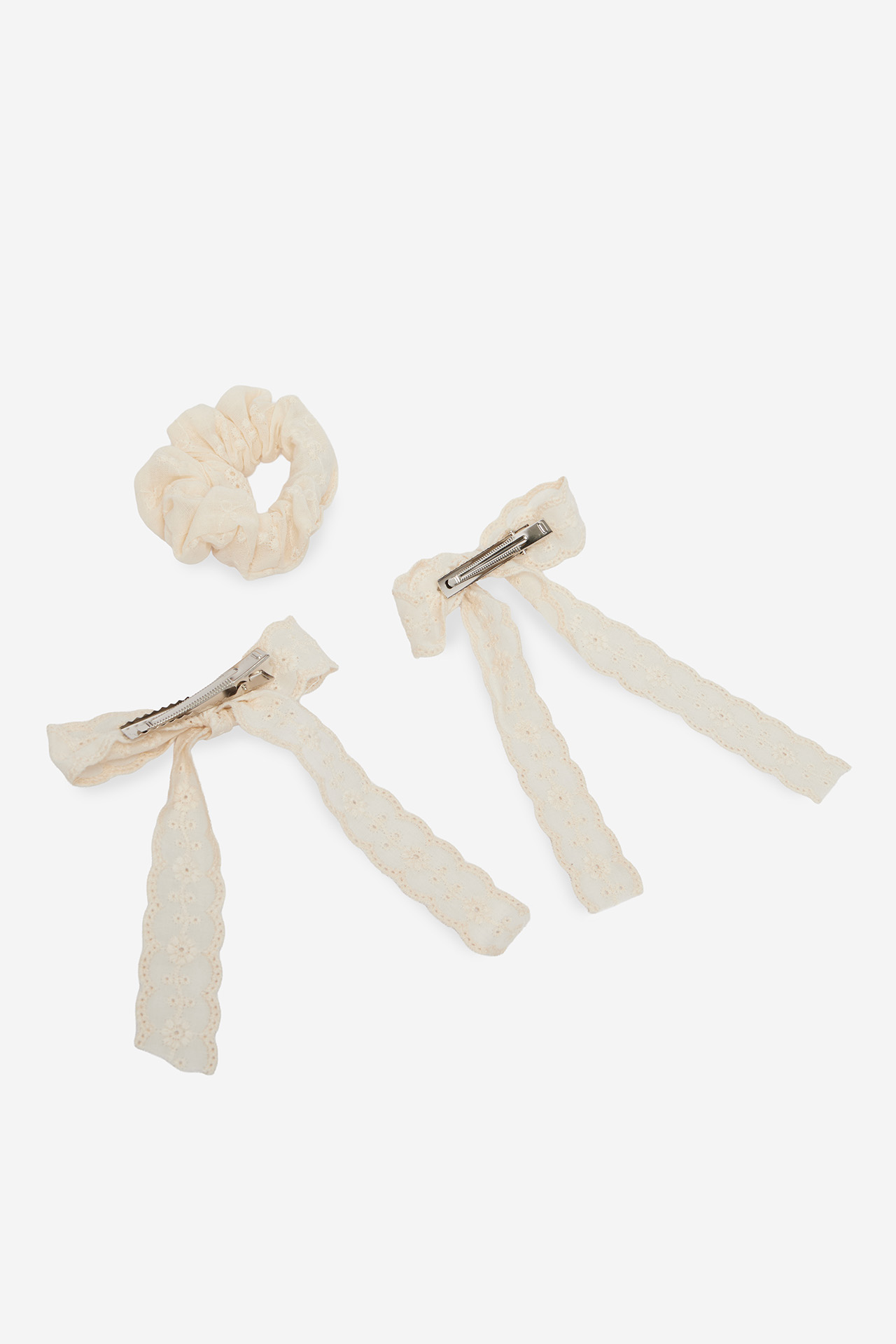 Sada ozdob do vlasů Krémová
