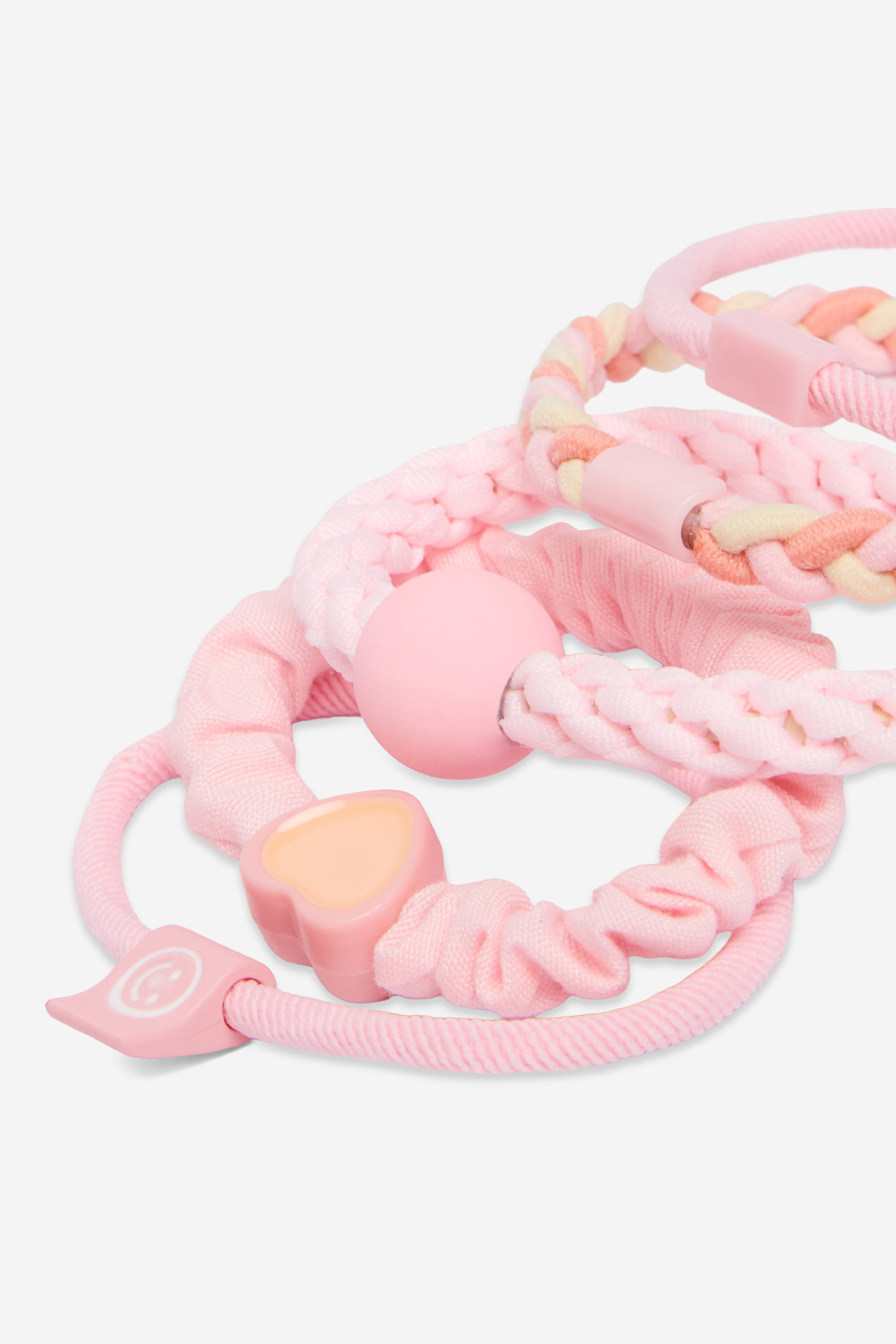 Gumička do vlasů Světle růžová