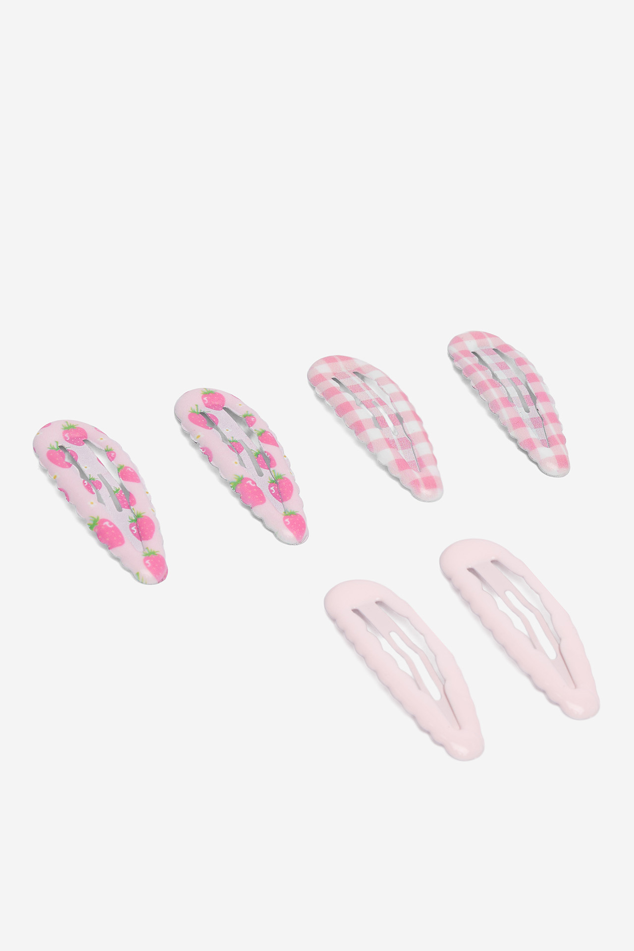 Set 3 agrafe de păr Roz