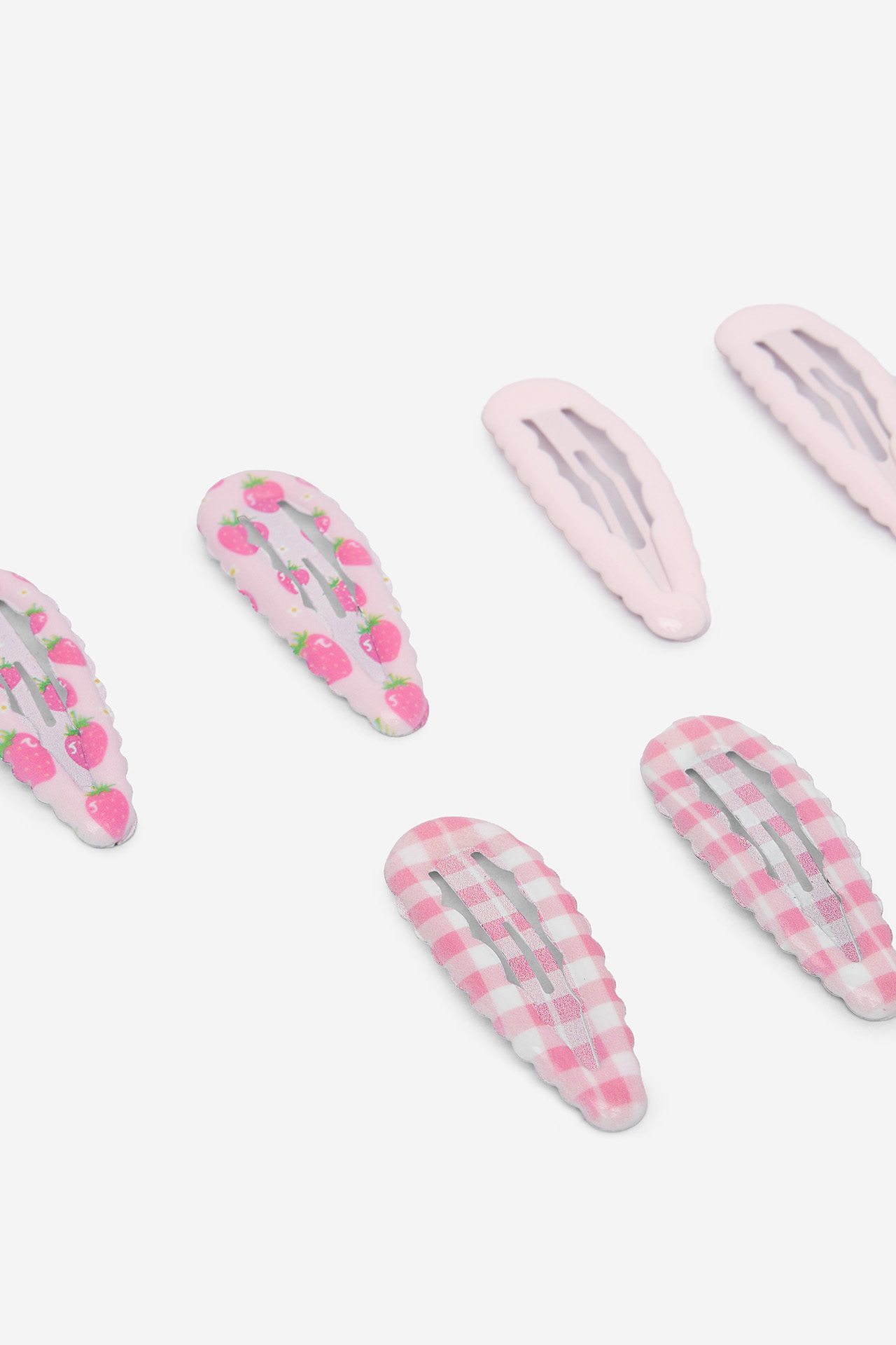 Set 3 agrafe de păr Roz