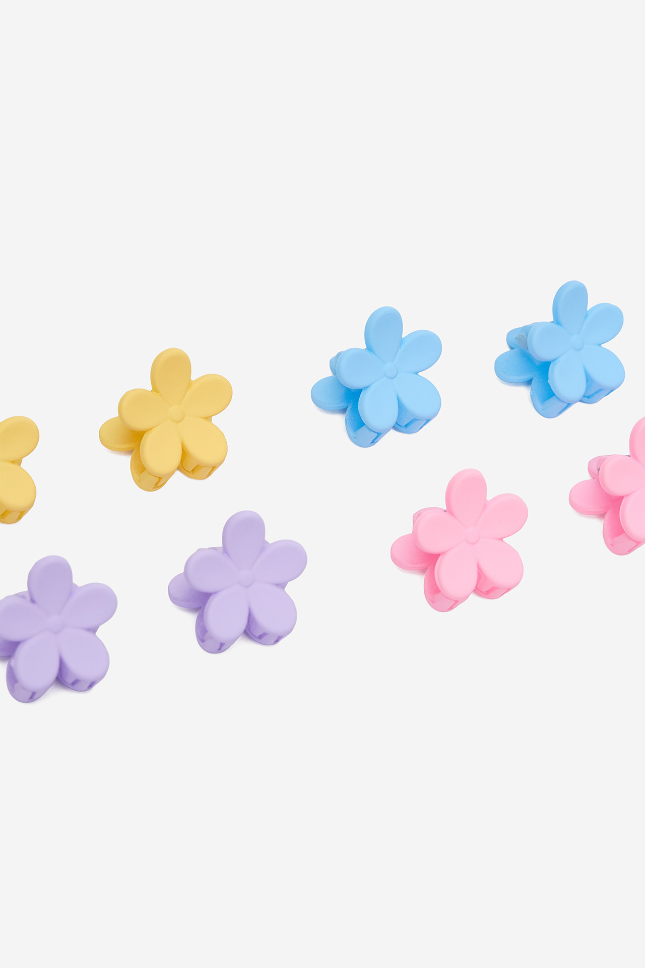 Set 4 vlasových sponek Mnohobarevný