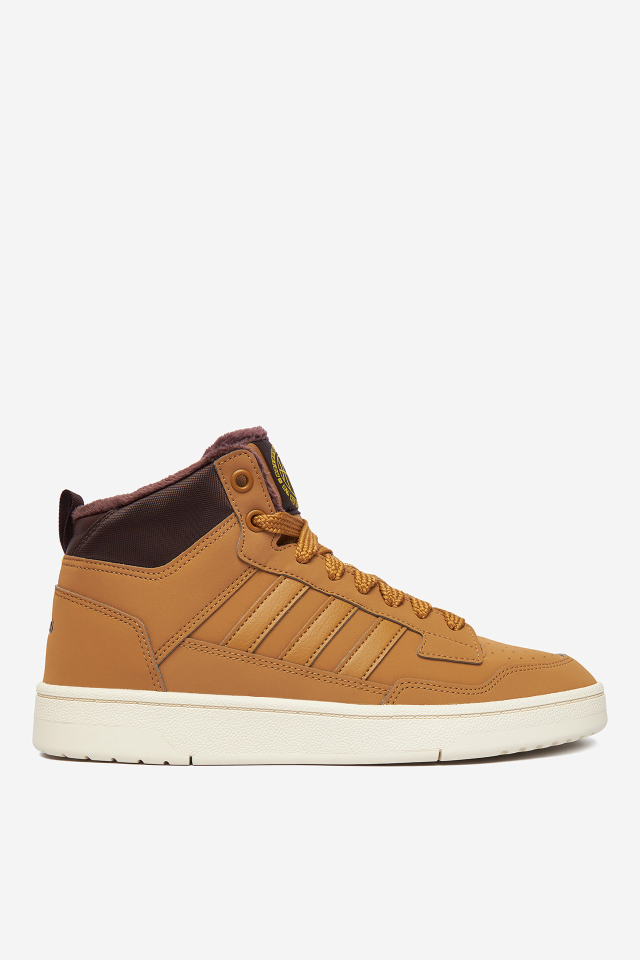 Obuwie sportowe adidas CWB-RAPID COURT MID WINTERIZED JR0171 Brązowy jasny