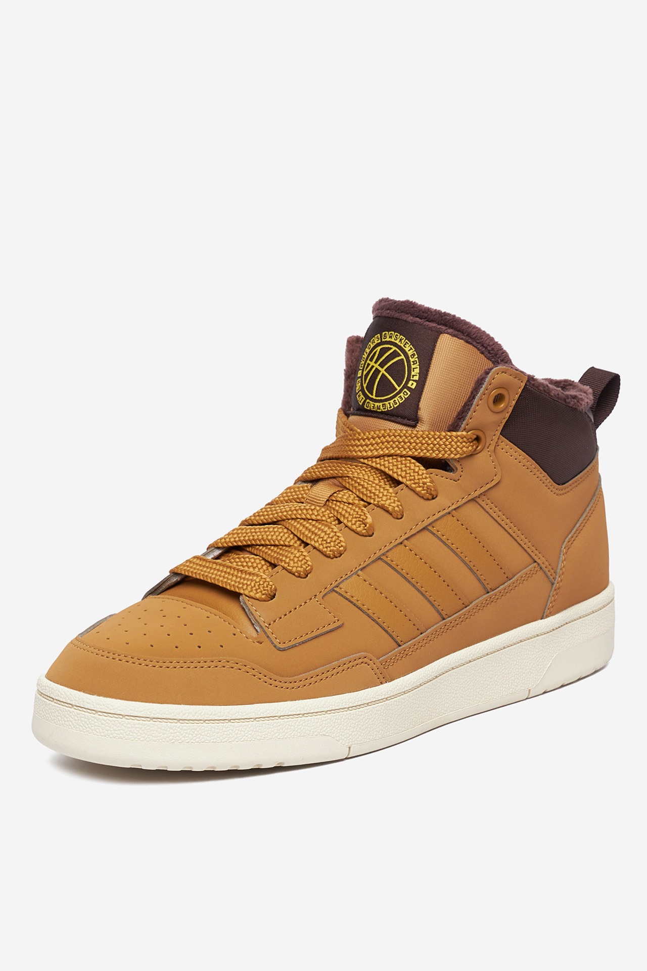 Obuwie sportowe adidas CWB-RAPID COURT MID WINTERIZED JR0171 Brązowy jasny