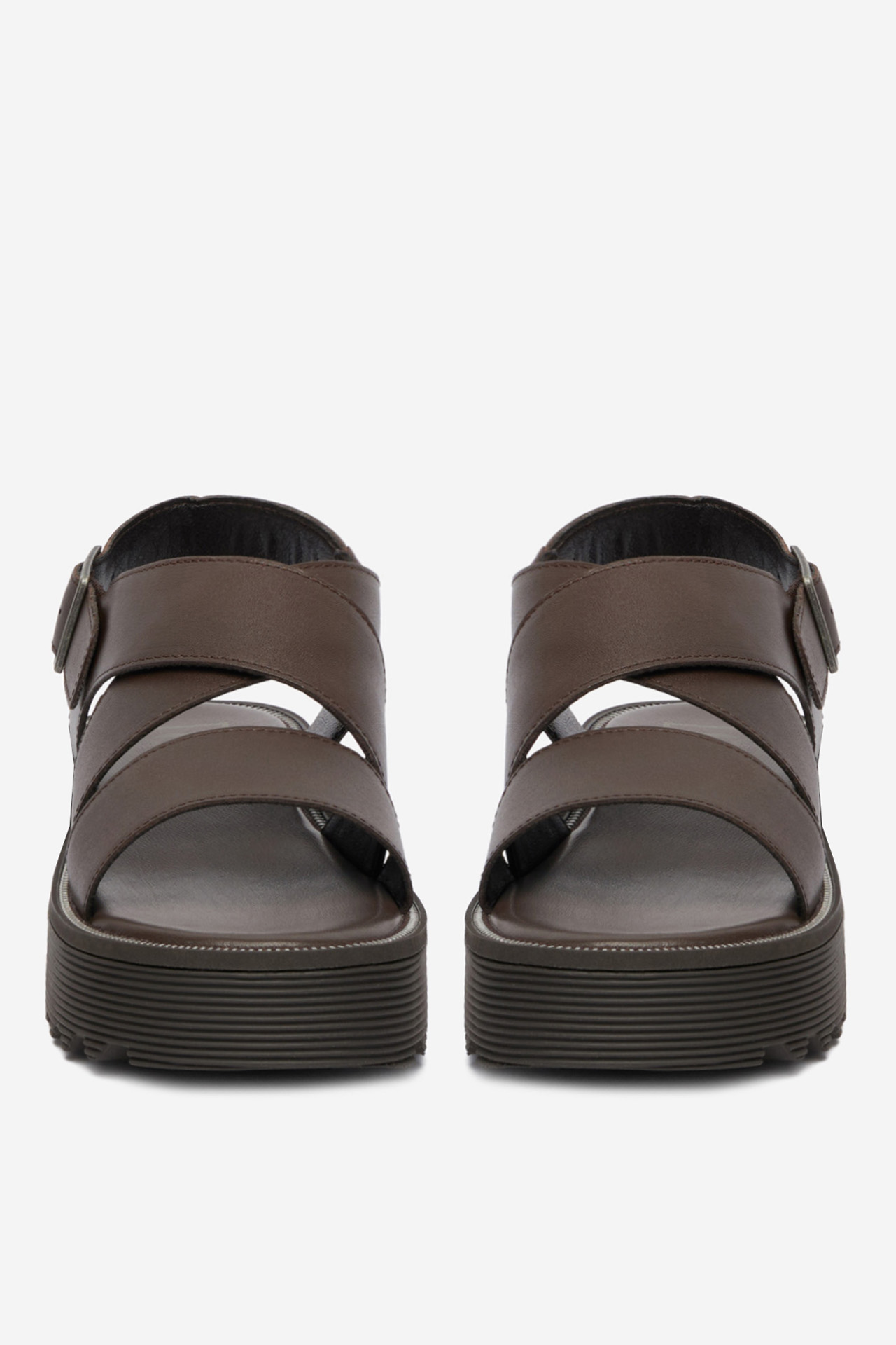 Sandály Tmavě hnědá