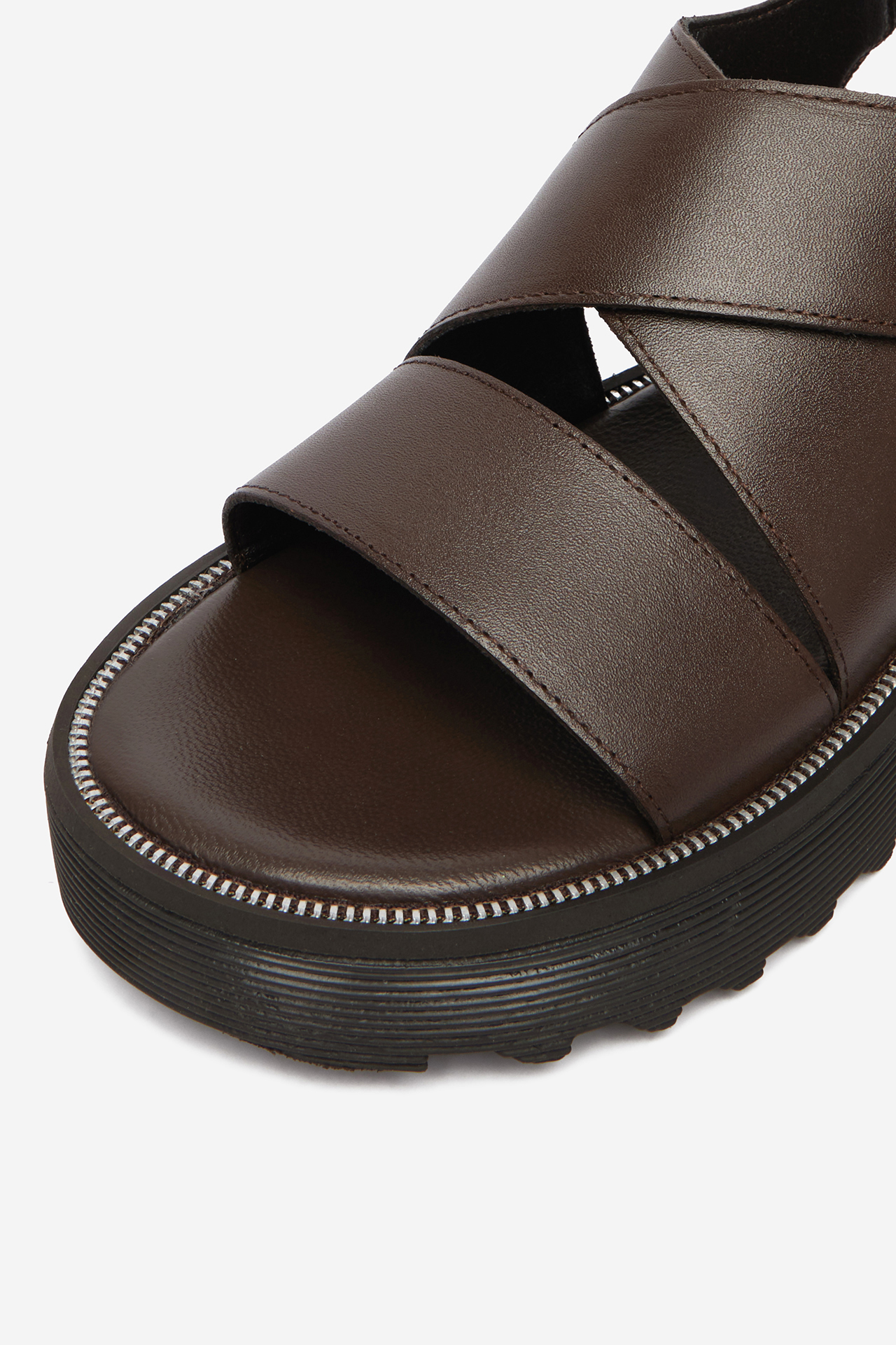 Sandály Tmavě hnědá