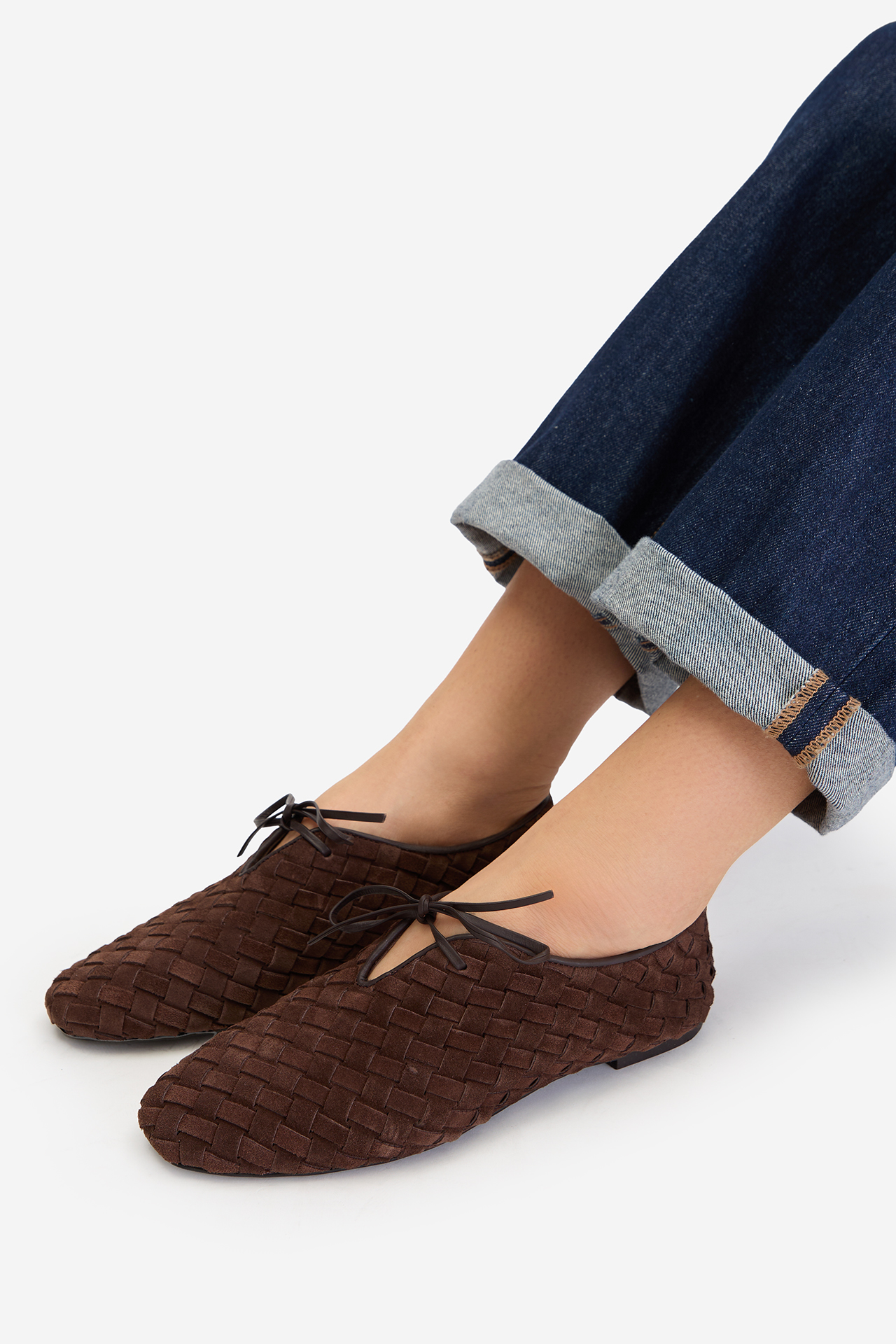 Nizki čevlji Čokoladno rjava