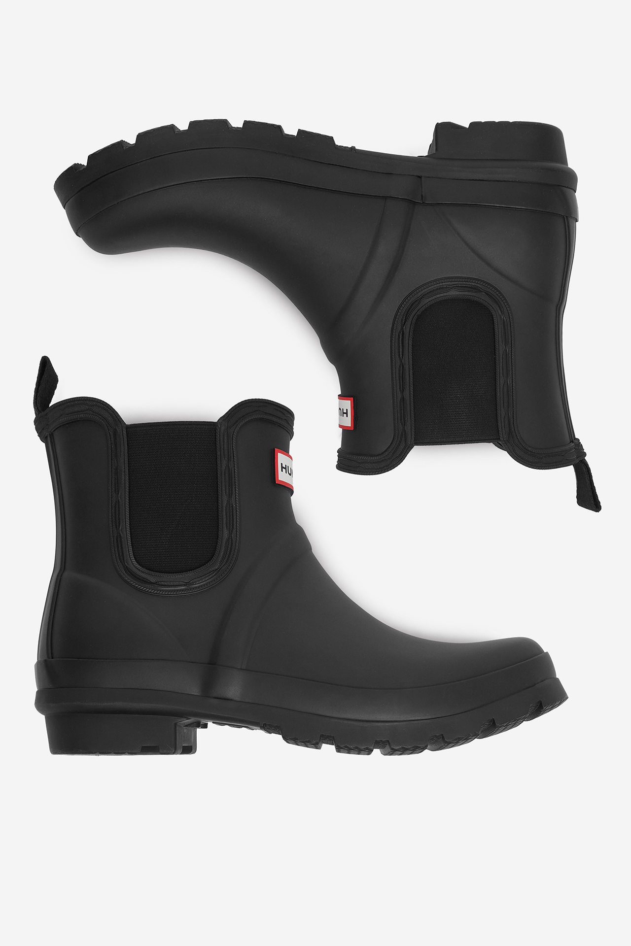 Gumijasti škornji Črna