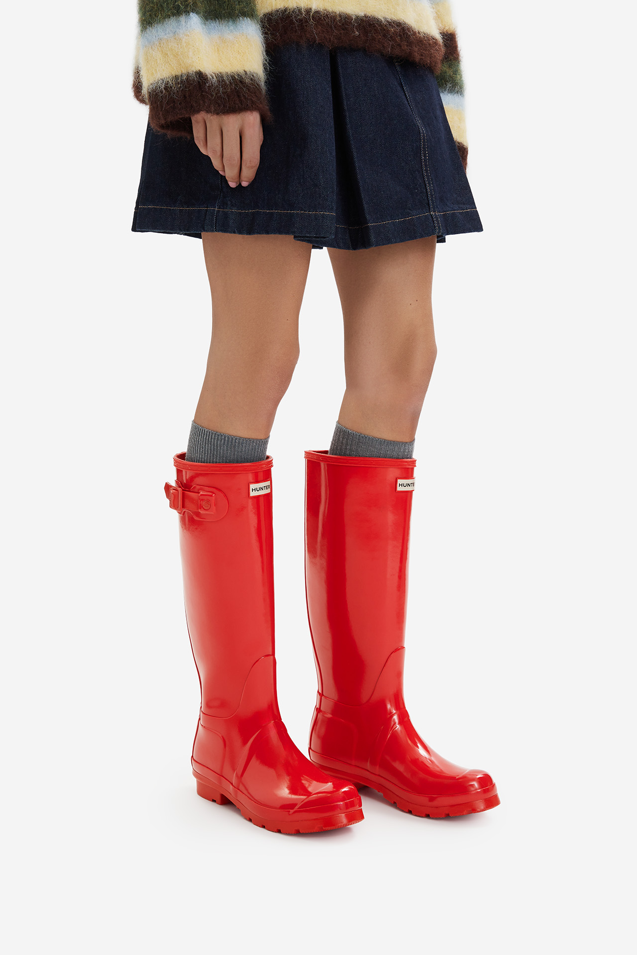 Гумени ботуши Червен