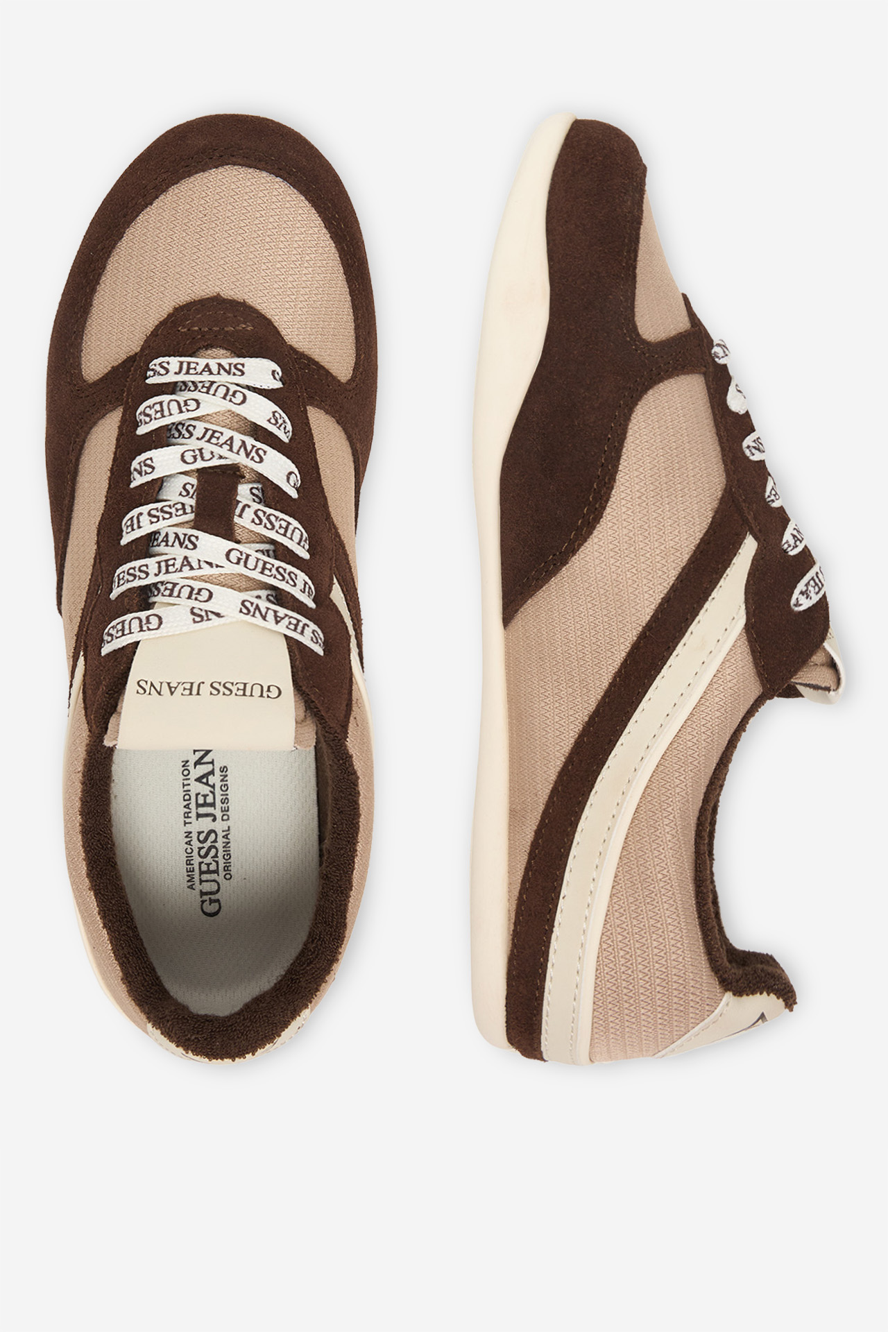 Sneakersy Tmavě hnědá