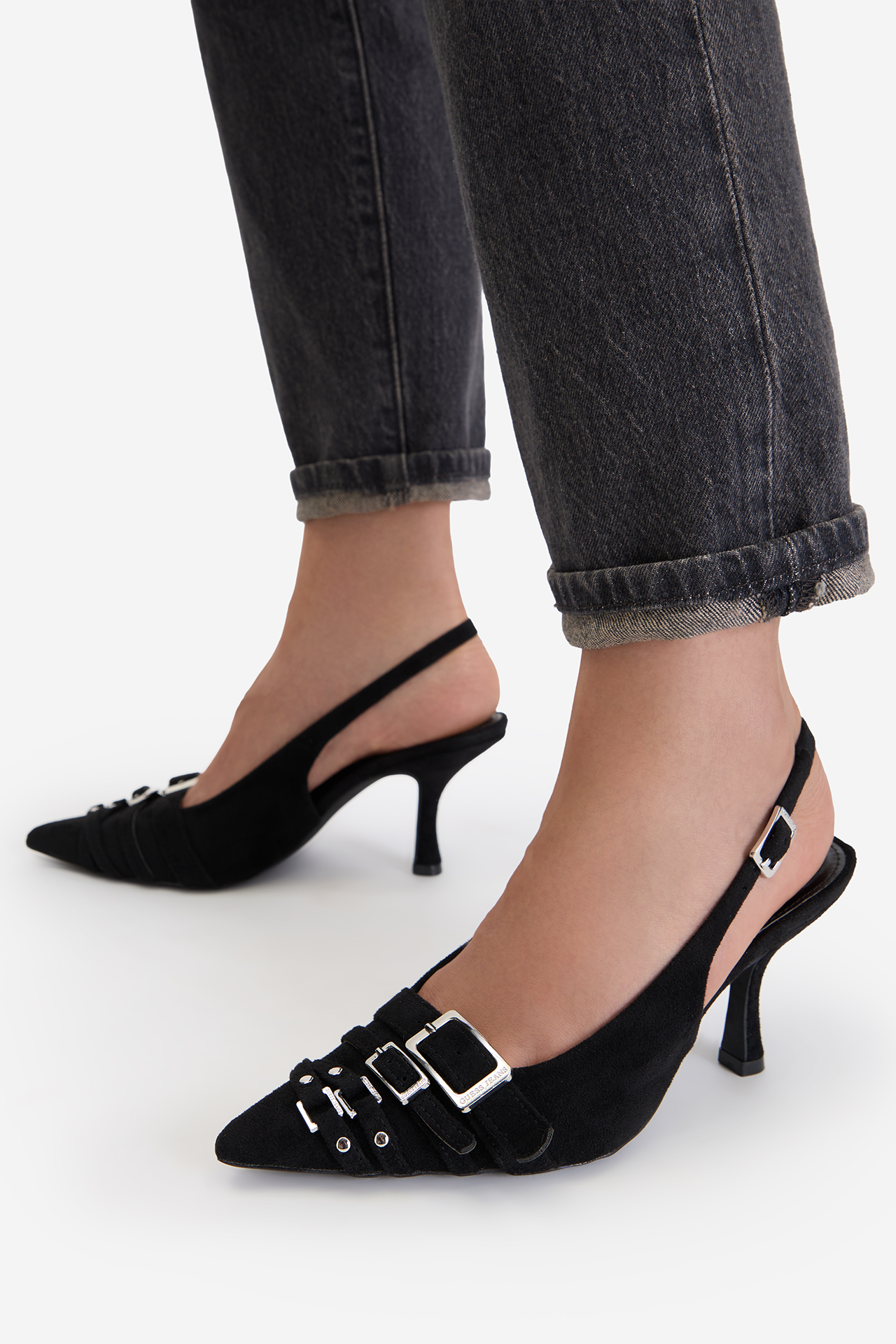 Pantofi stiletto Negru