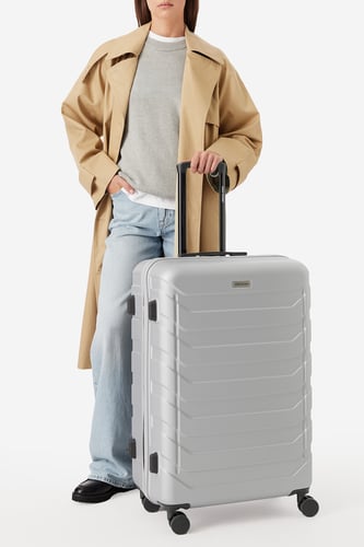 Valiză Gino Rossi CEO-GIN-L-003-05-SILVER1 Argintiu