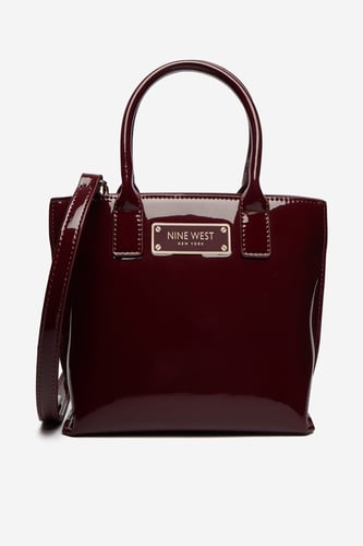 Kabelka NINE WEST CEO-CLASSIC EDGE-LA374-4770 Vínový
