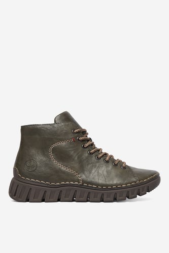 Semiš Rieker CEO-57501-54 Temno zelena