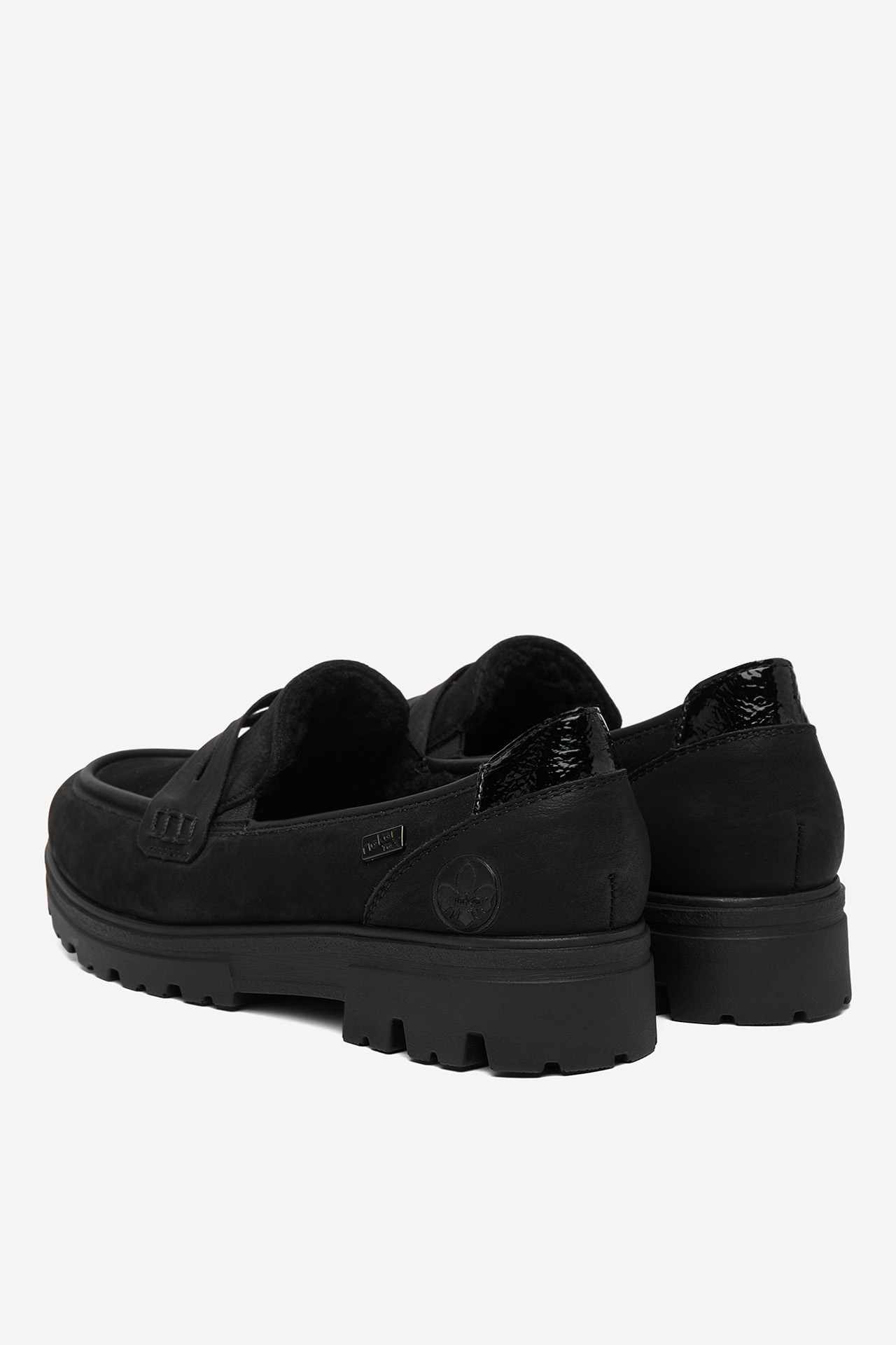 Loafersy Černá