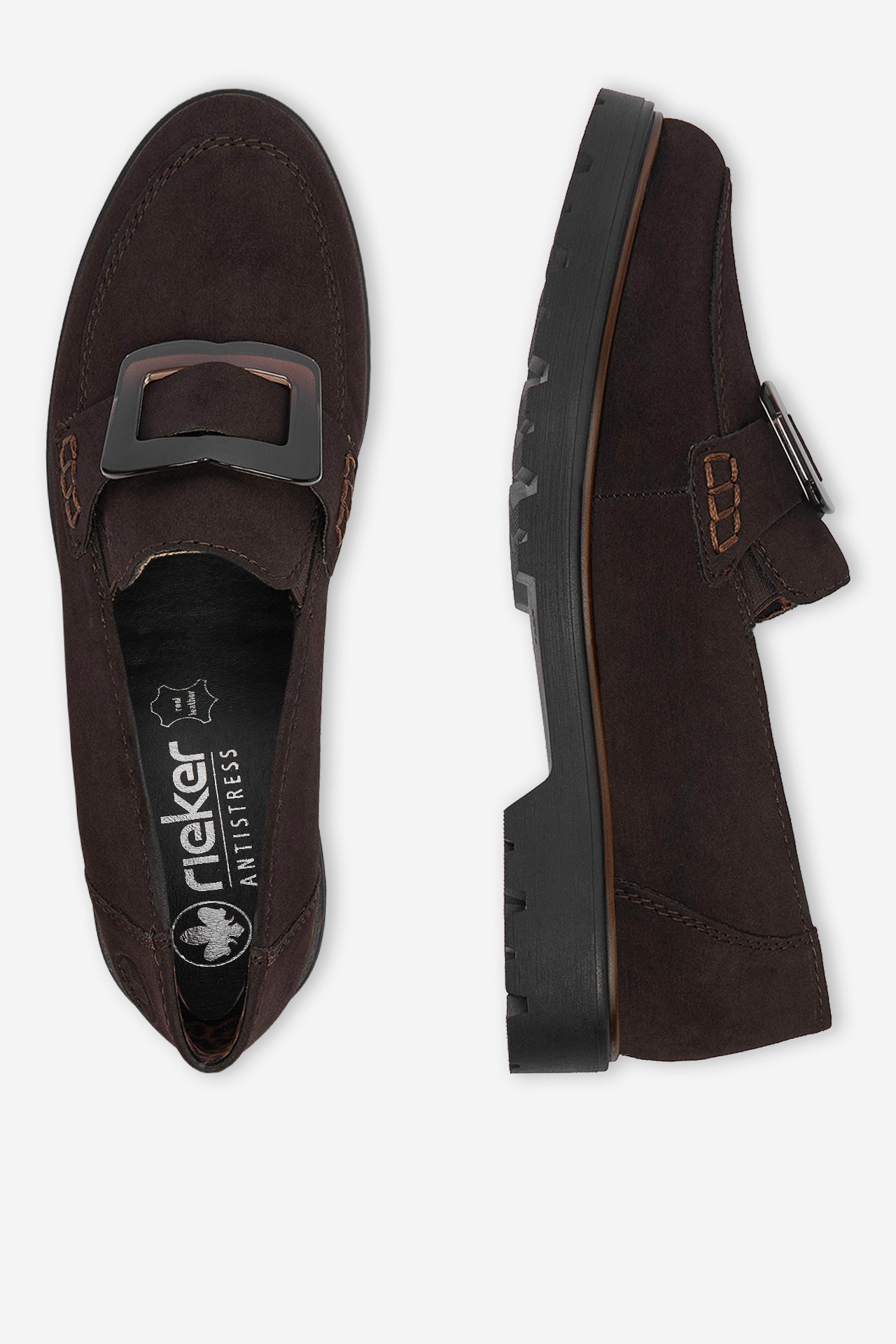 Loafersy Tmavě hnědá