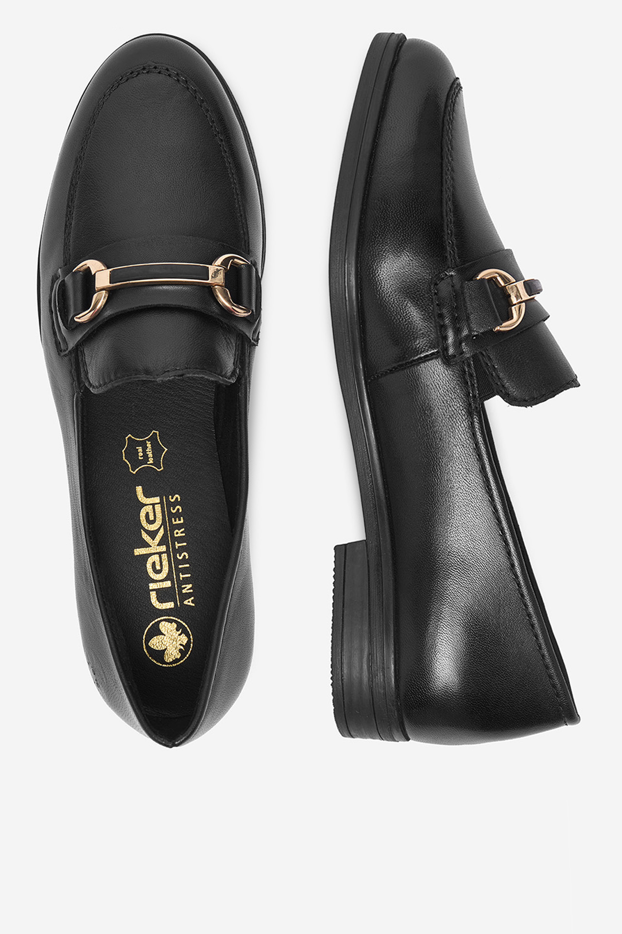 Loafersy Černá