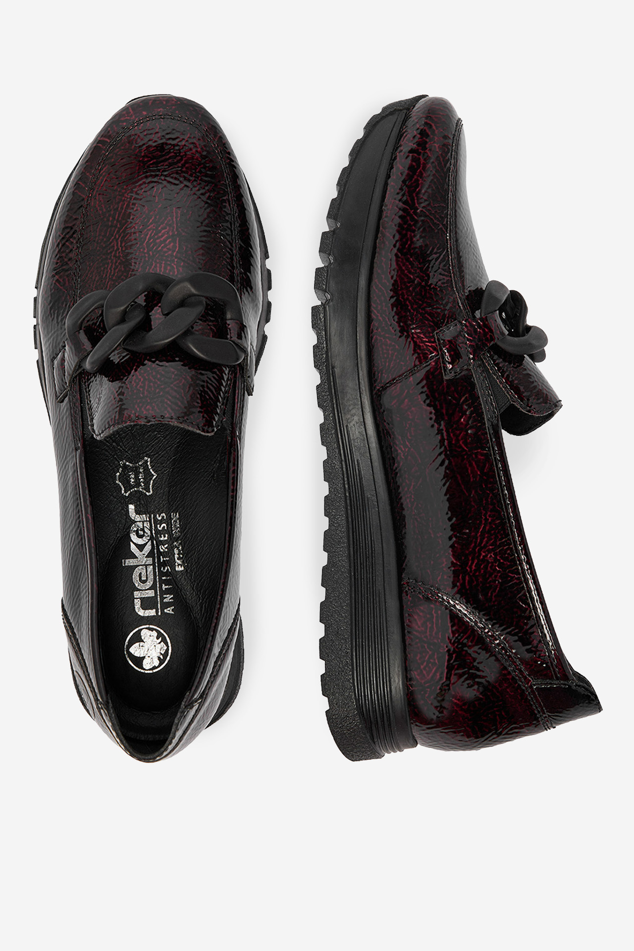 Loafersy Vínový