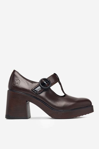 Polobotka Rieker CEO-58053-25 Tmavě hnědá