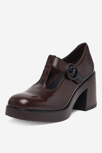 Polobotka Rieker CEO-58053-25 Tmavě hnědá