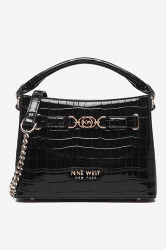 Torbica NINE WEST EO-CITY GRACE-LDA9420 CROCO Črna
