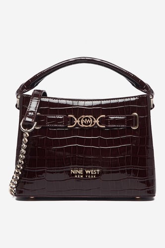 Torbica NINE WEST EO-CITY GRACE-LDA9420 CROCO Rjava