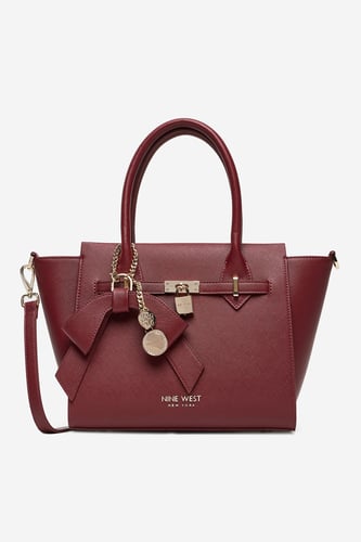 Torbica NINE WEST CEO-CHELSEA-CHARM-II-LX10185 Bordo rdeča