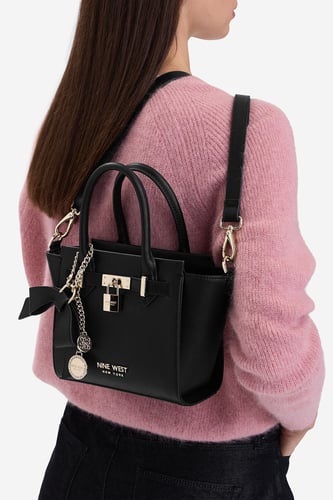 Torbica NINE WEST CEO-CHELSEA-CHARM-I-LX10187 Črna