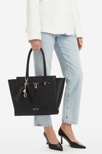 Torbica NINE WEST CEO-CHELSEA-CHARM-III-LX10186 Črna