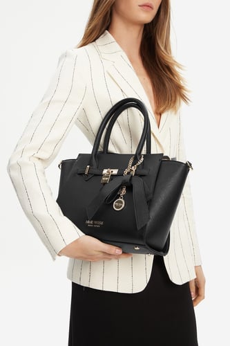 Torbica NINE WEST CEO-CHELSEA-CHARM-II-LX10185 Črna