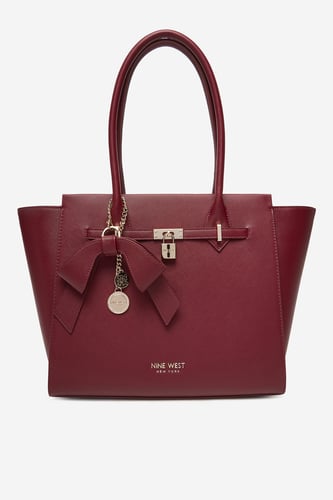 Kézitáska NINE WEST CEO-CHELSEA-CHARM-III-LX10186 Bordó