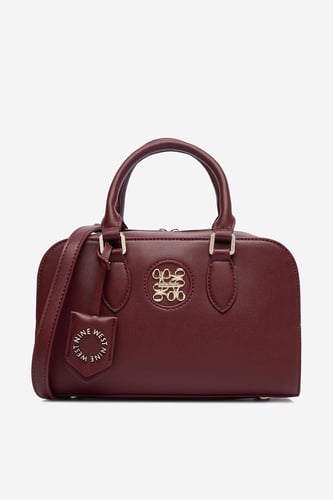 Torbica NINE WEST CEO- SATIN BLOOM-LDA9374 Bordo rdeča