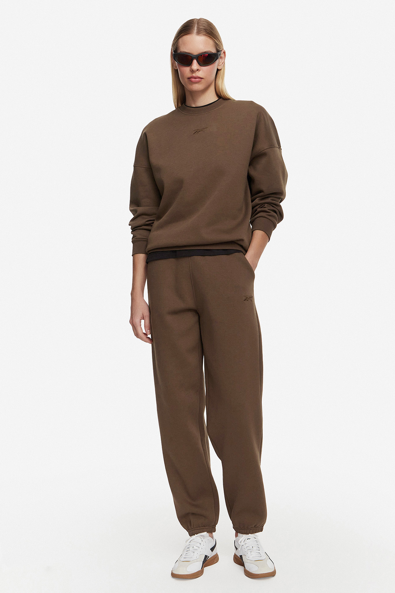 Spodnie REEBOK RK25981CCW-100091 Brązowy