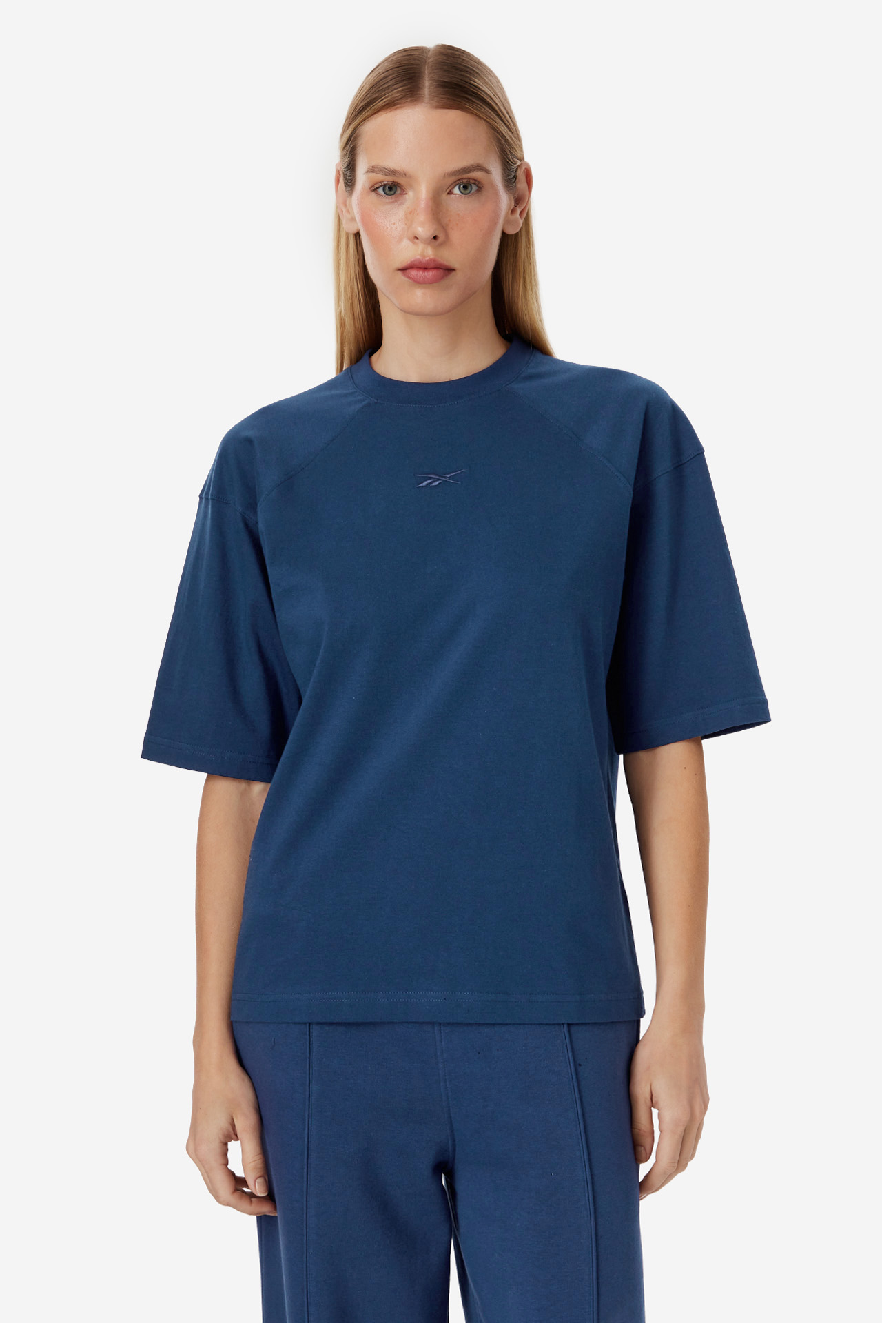 T-shirt REEBOK RK25977CCW-100327 Granatowy